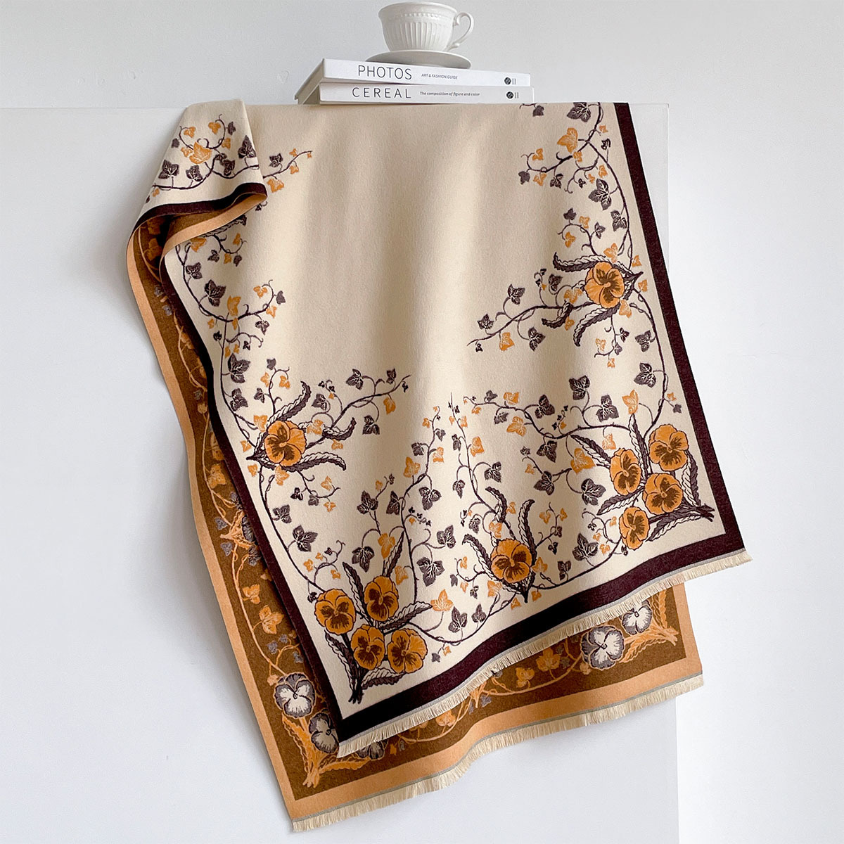Women Imitation Cashmere Scarf - đánh giá và giá Pashmina Wrap Large