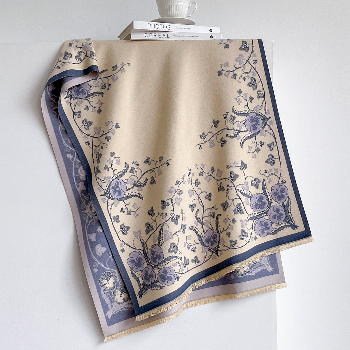 Women Imitation Cashmere Scarf - đánh giá và giá Pashmina Wrap Large