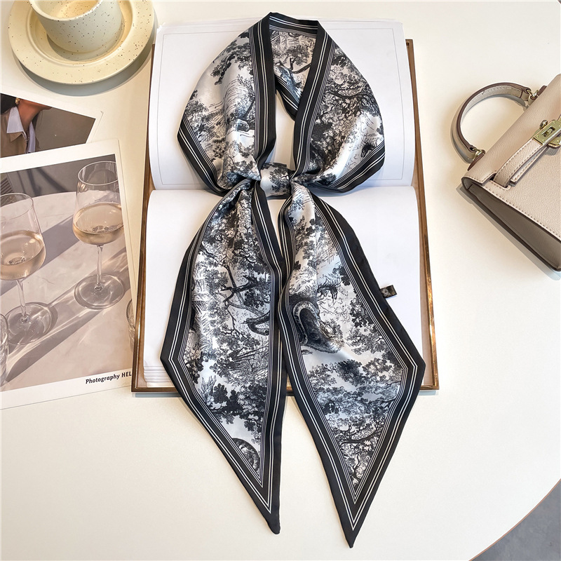 Luxury Long Neckerchief Skinny - đánh giá và giá Ascot Neck Scarf