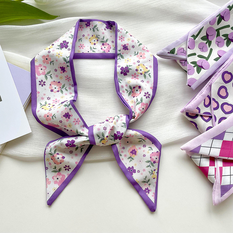 New Luxury Narrow Short Woman' - đánh giá và giá Ascot Neck Scarf
