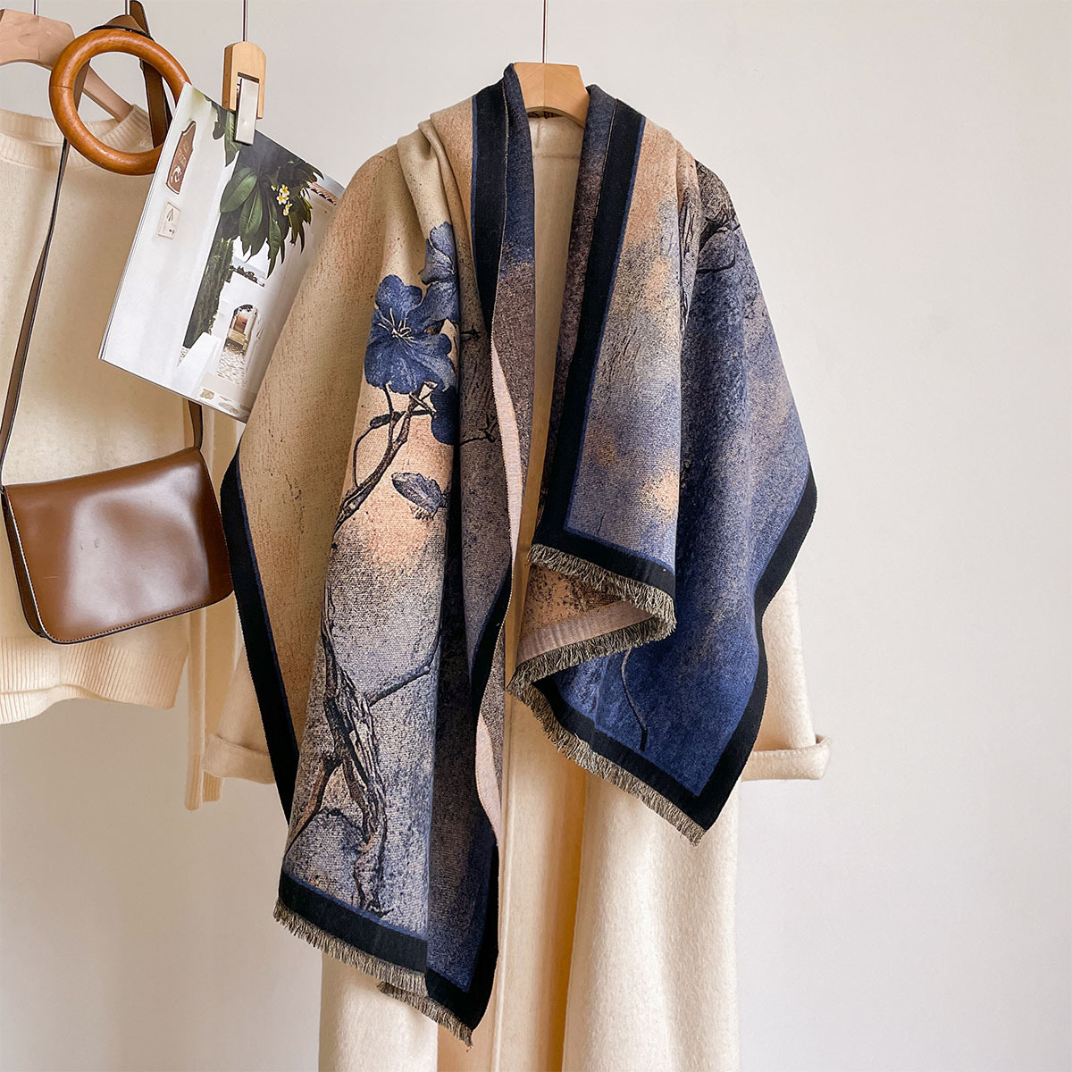 Women Imitation Cashmere Scarf - đánh giá và giá Pashmina Wrap Large