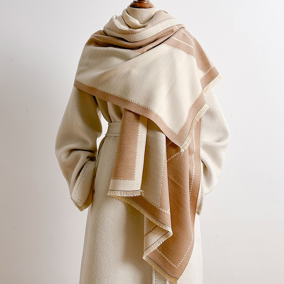 Women Imitation Cashmere Scarf - đánh giá và giá Pashmina Wrap Large